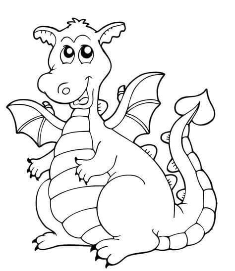 Desenho gratuito Dragão #173291 da colecao Personagens para imprimir