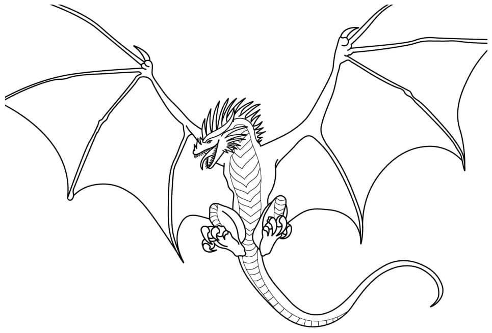 Desenho gratuito Dragão #173292 da colecao Personagens para imprimir