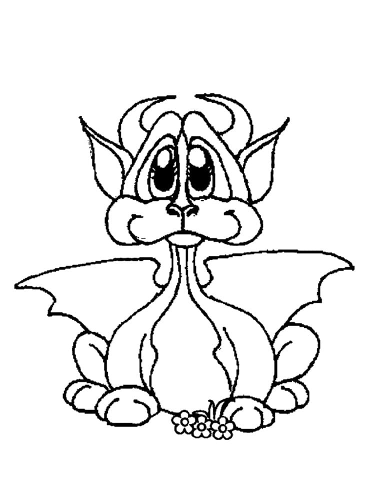 Desenho gratuito Dragão #173300 da colecao Personagens para imprimir