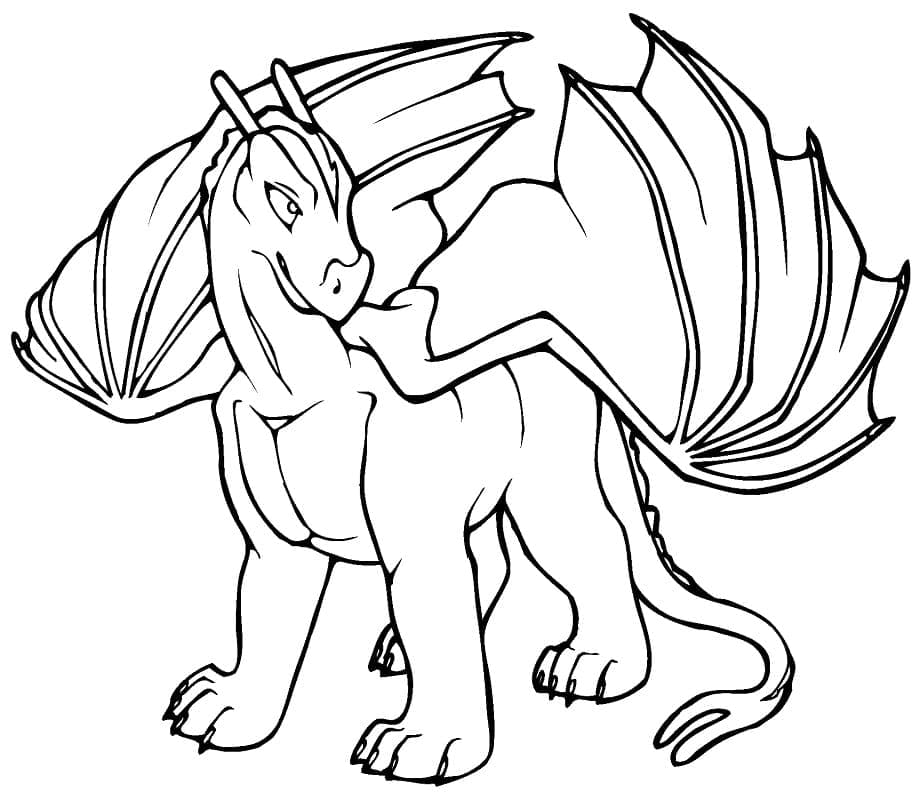 Desenho gratuito Dragão #173307 da colecao Personagens para imprimir