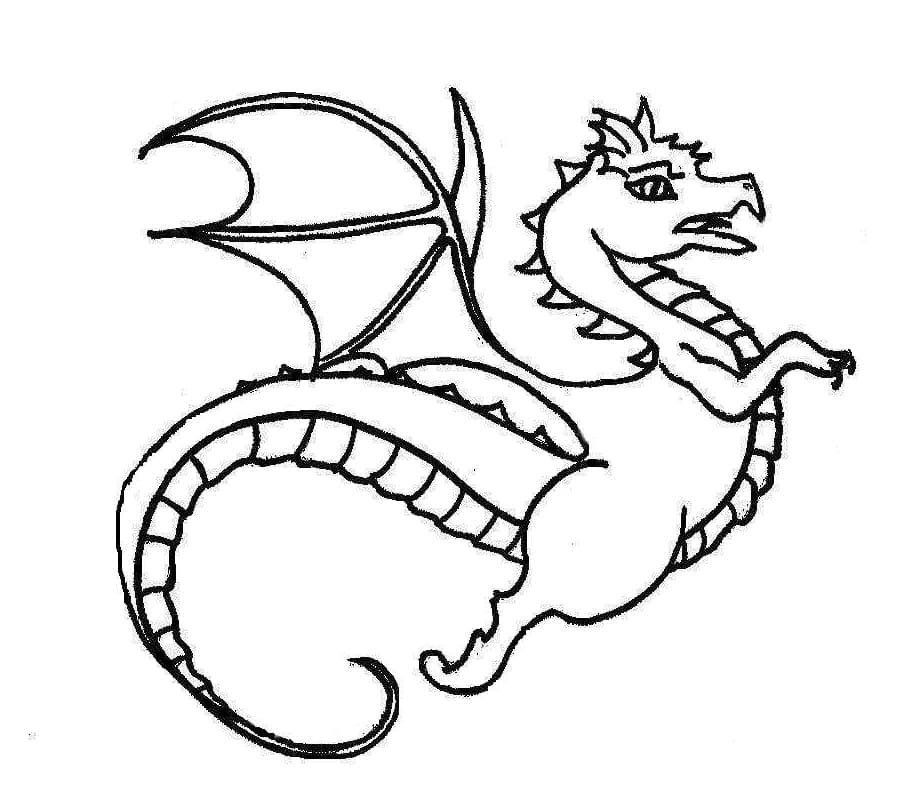 Desenho gratuito Dragão #173313 da colecao Personagens para imprimir