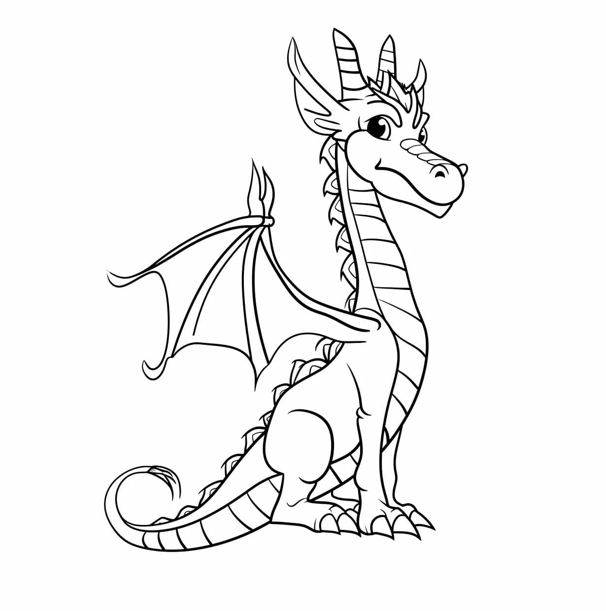 Desenho gratuito Dragão #218243 da colecao Personagens para imprimir