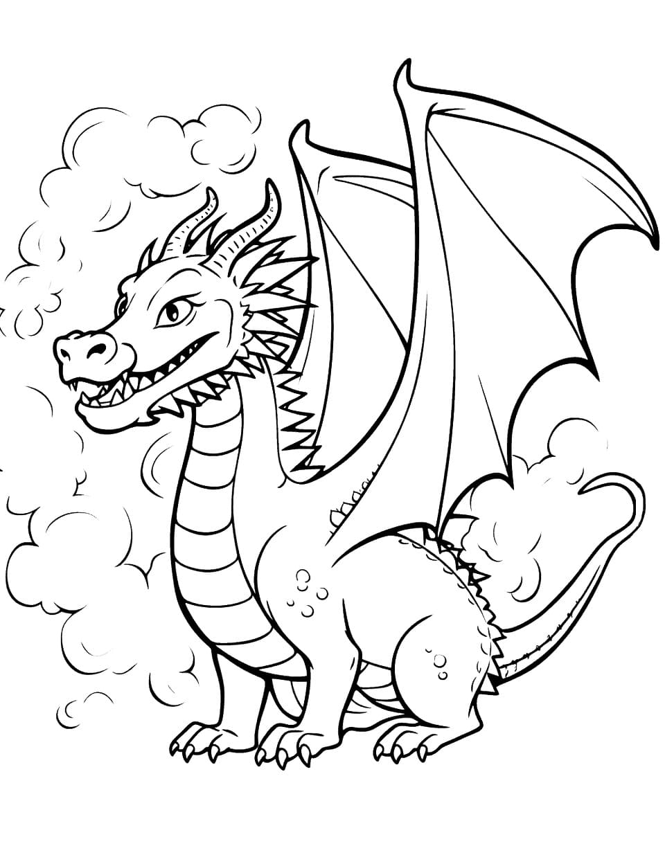Desenho gratuito Dragão #218244 da colecao Personagens para imprimir