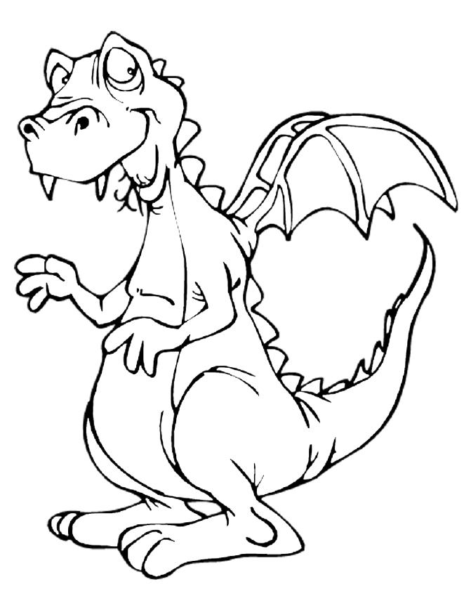 Desenho gratuito Dragão #5699 da colecao Personagens para imprimir
