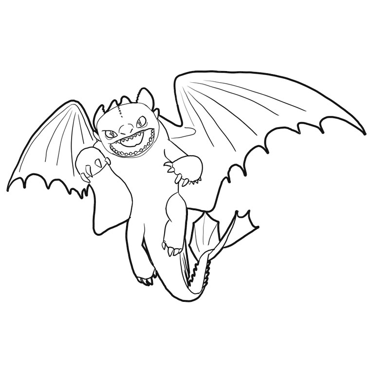 Desenho gratuito Dragão #5740 da colecao Personagens para imprimir