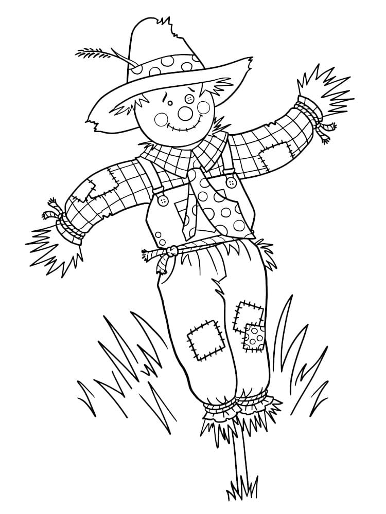 Desenho gratuito Espantalho #187737 da colecao Personagens para imprimir