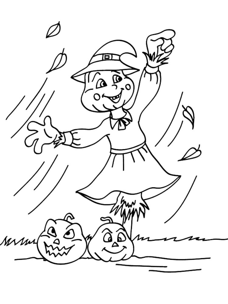 Desenho gratuito Espantalho #187761 da colecao Personagens para imprimir