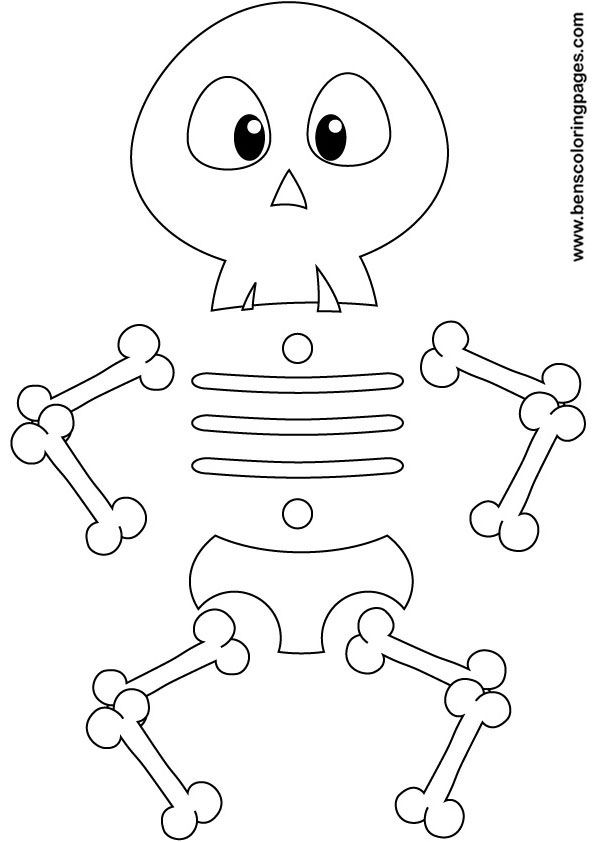 Página para colorir: Esqueleto (Personagens) #147435 - Páginas para Colorir Imprimíveis Gratuitamente