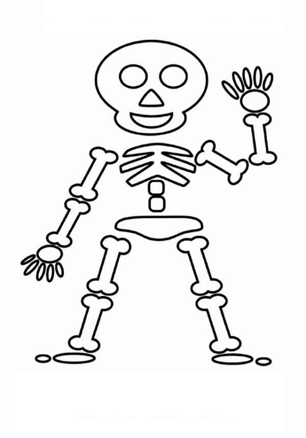 Página para colorir: Esqueleto (Personagens) #147532 - Páginas para Colorir Imprimíveis Gratuitamente