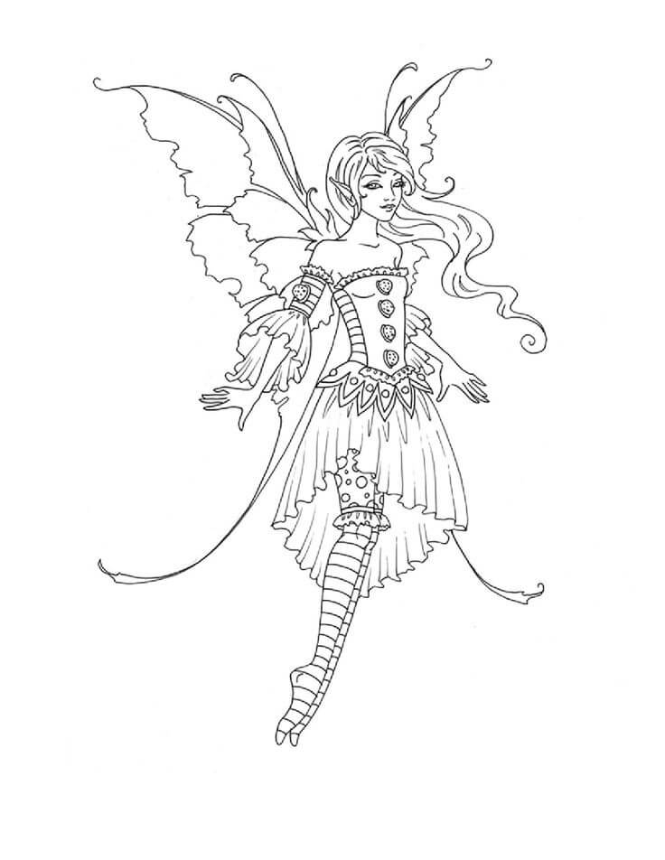 Desenho gratuito Fada #172267 da colecao Personagens para imprimir