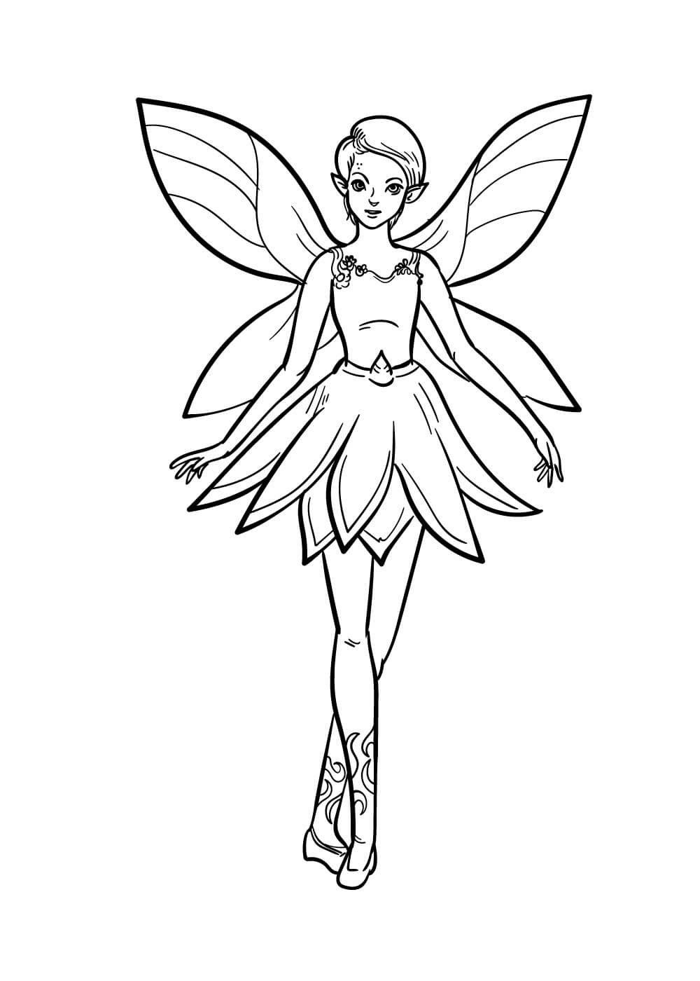 Desenho gratuito Fada #172294 da colecao Personagens para imprimir