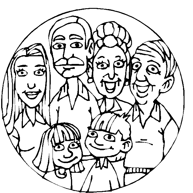 Página para colorir: Família (Personagens) #95089 - Páginas para Colorir Imprimíveis Gratuitamente