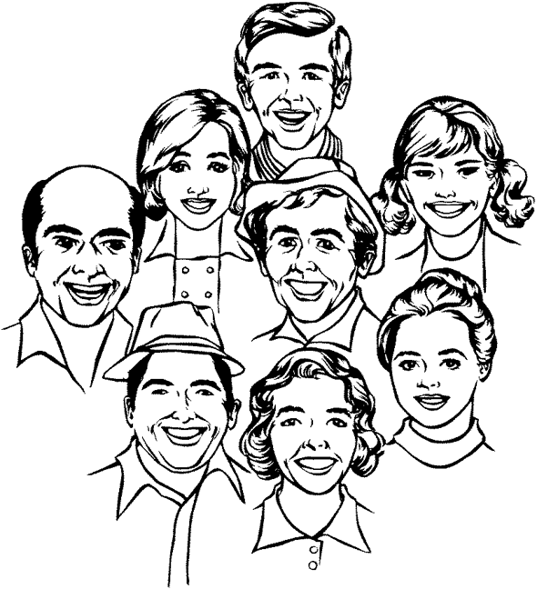 Página para colorir: Família (Personagens) #95118 - Páginas para Colorir Imprimíveis Gratuitamente