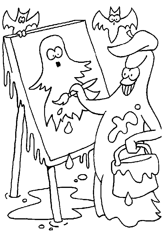 Página para colorir: Fantasma (Personagens) #95455 - Páginas para Colorir Imprimíveis Gratuitamente