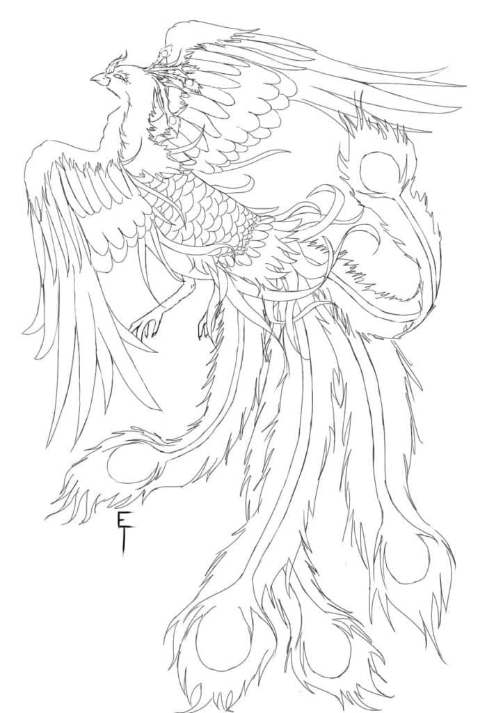 Desenho gratuito Fênix #192280 da colecao Personagens para imprimir Desenho gratuito Fênix #192280 da colecao Personagens para imprimir