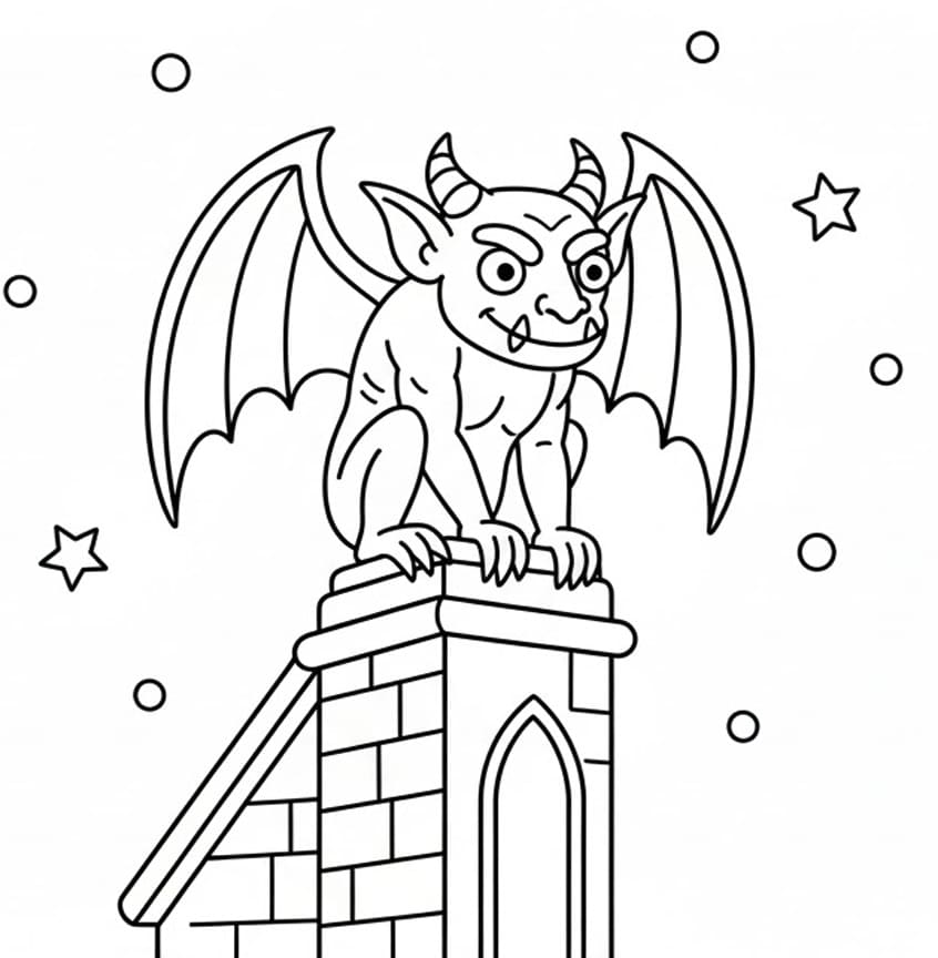 Desenho gratuito gárgula #221774 da colecao Personagens para imprimir Desenho gratuito gárgula #221774 da colecao Personagens para imprimir