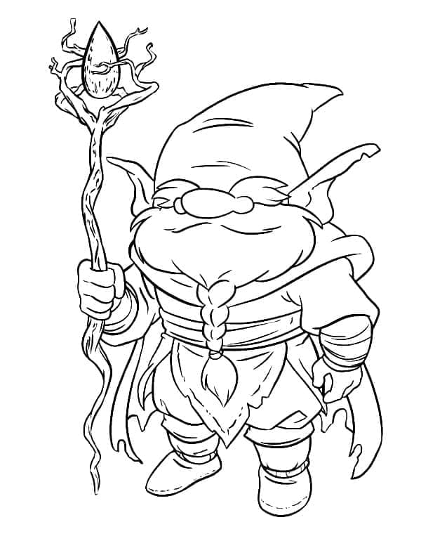 Desenho gratuito Gnomo #204874 da colecao Personagens para imprimir