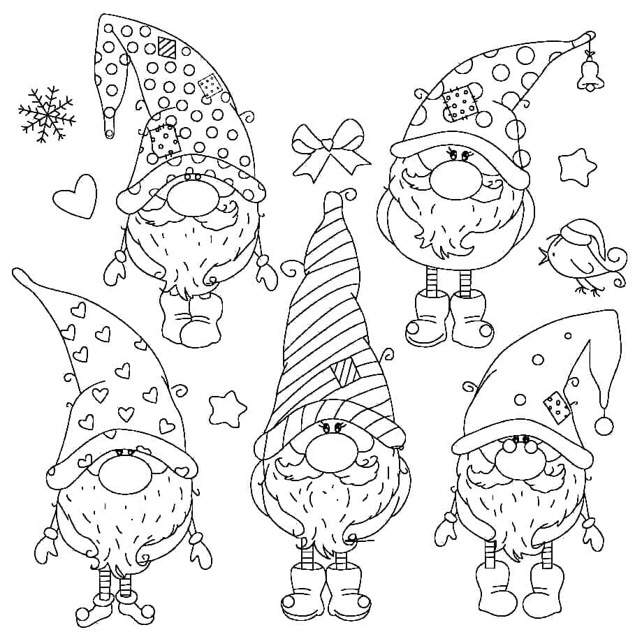 Desenho gratuito Gnomo #204875 da colecao Personagens para imprimir