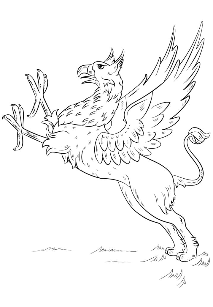 Desenho gratuito Grifo #197324 da colecao Personagens para imprimir
