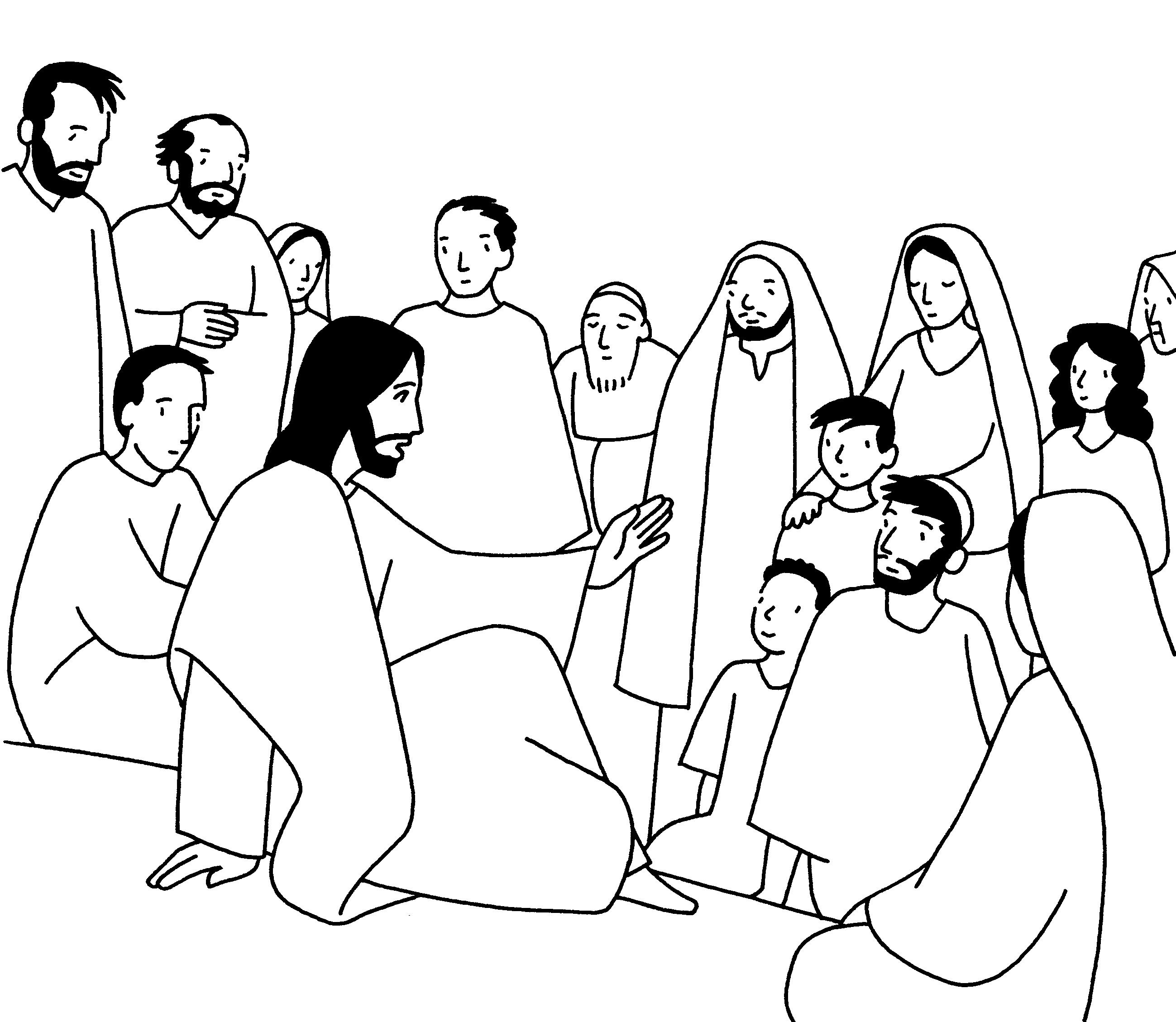 Página para colorir: Jesus (Personagens) #98943 - Páginas para Colorir Imprimíveis Gratuitamente