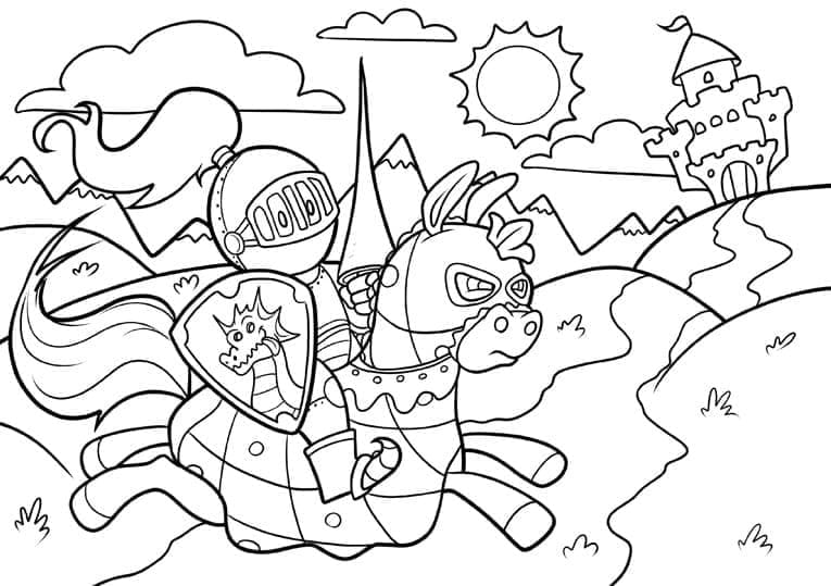 Desenho gratuito Middle Ages #201409 da colecao Personagens para imprimir