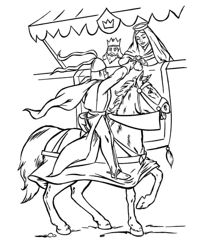 Desenho imprimível de Middle Ages #201416 para colorir, pertence à coleção Personagens