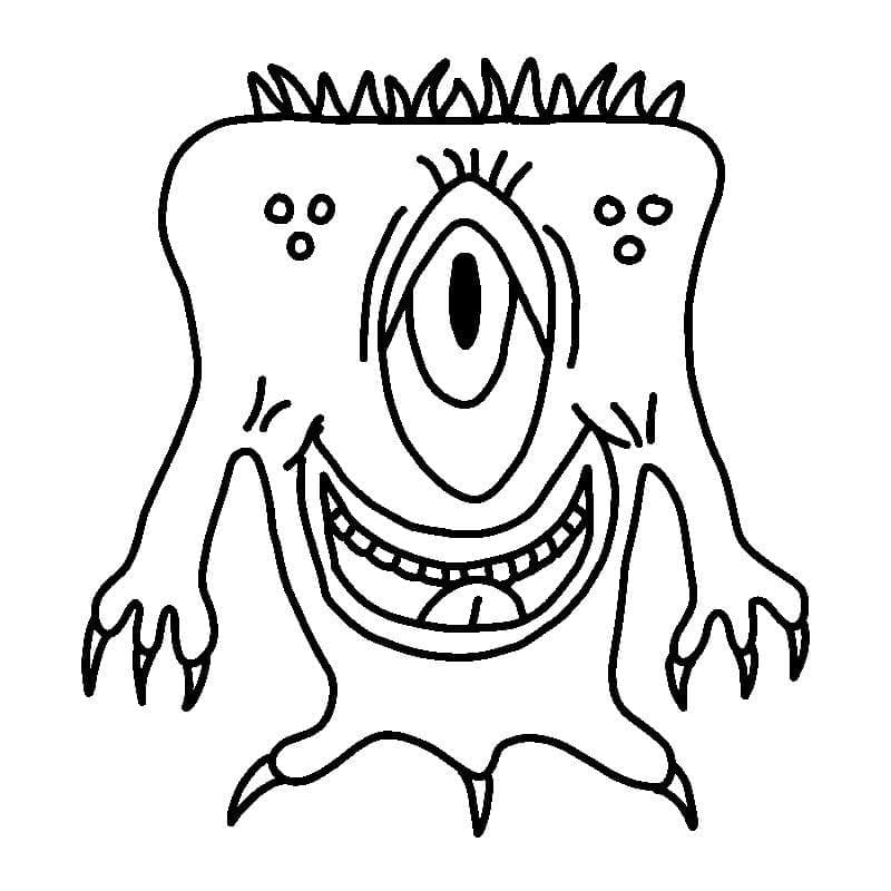 Desenho gratuito Monstro #183712 da colecao Personagens para imprimir