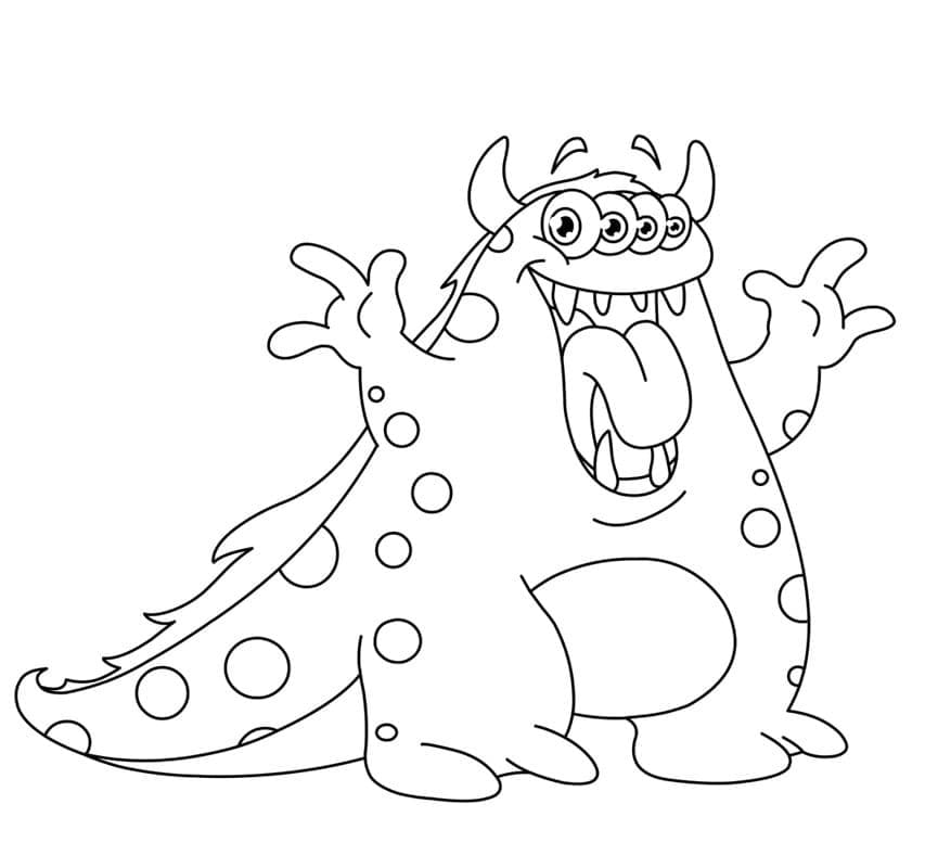 Desenho gratuito Monstro #183715 da colecao Personagens para imprimir