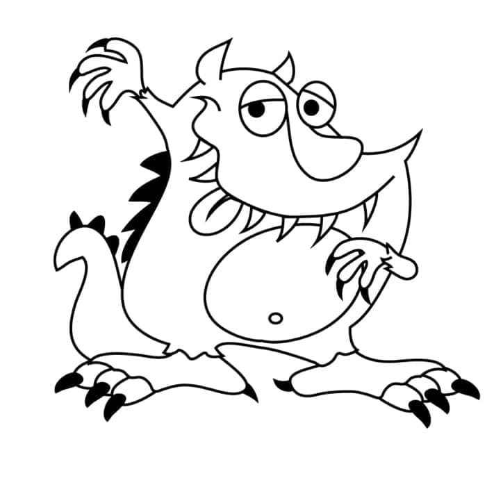 Desenho gratuito Monstro #183743 da colecao Personagens para imprimir