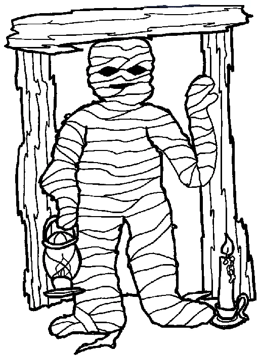 Desenho gratuito Múmia #147694 da colecao Personagens para imprimir
