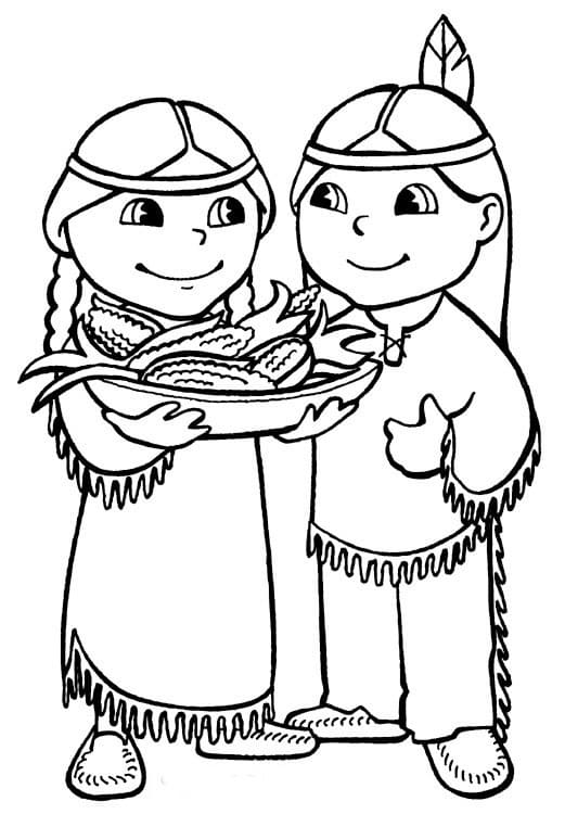 Desenho gratuito Nativo Americano #181240 da colecao Personagens para imprimir