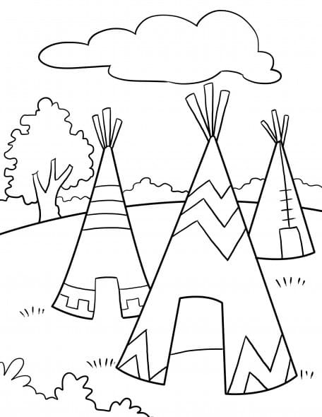 Desenho gratuito Nativo Americano #181243 da colecao Personagens para imprimir