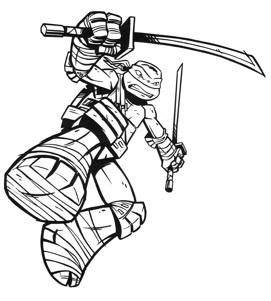 Desenho de Poder Ninja para colorir