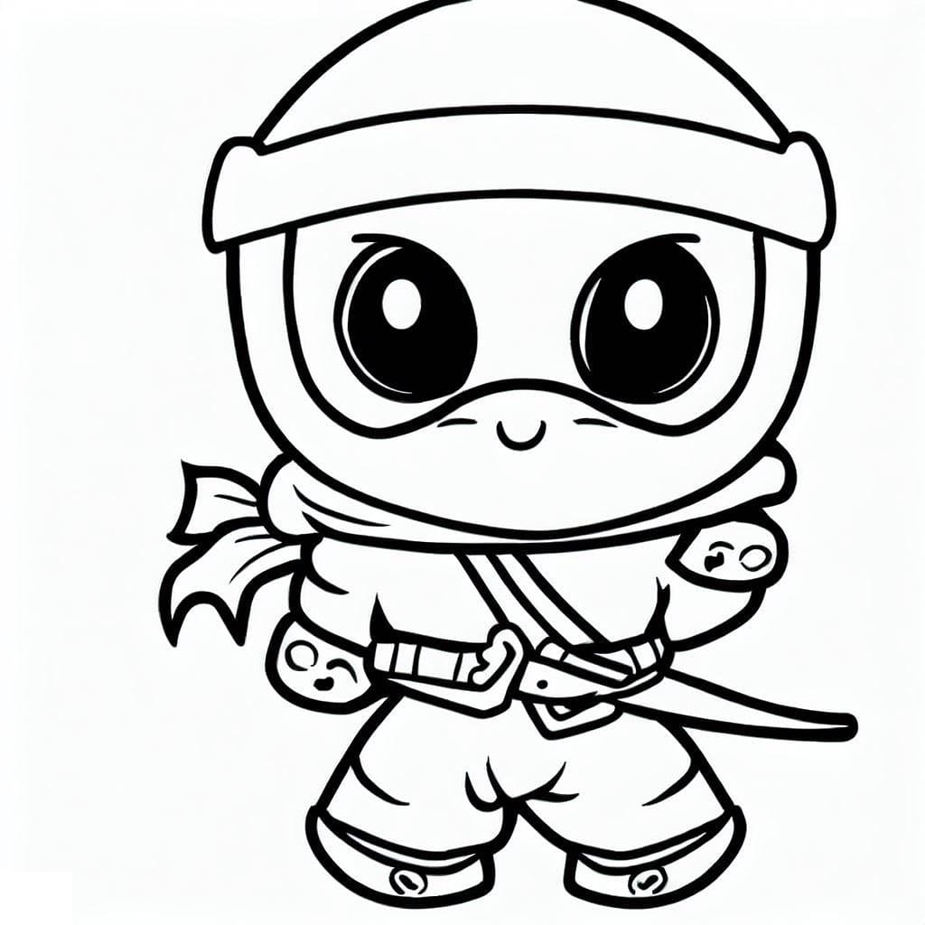 Desenho gratuito Ninja #187798 da colecao Personagens para imprimir