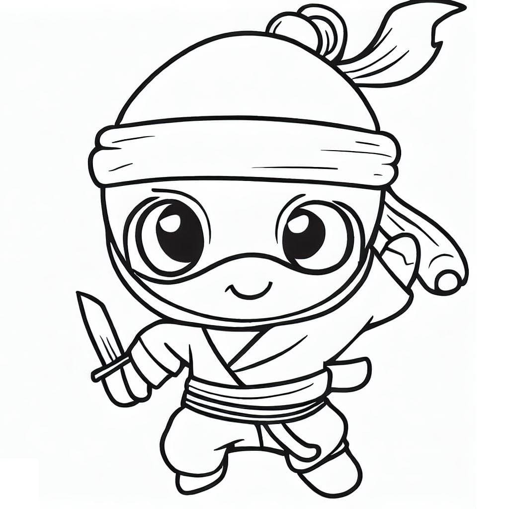 Desenho gratuito Ninja #187799 da colecao Personagens para imprimir