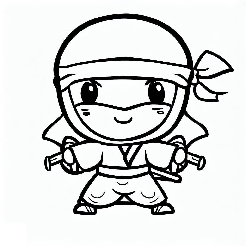 Desenho gratuito Ninja #187800 da colecao Personagens para imprimir