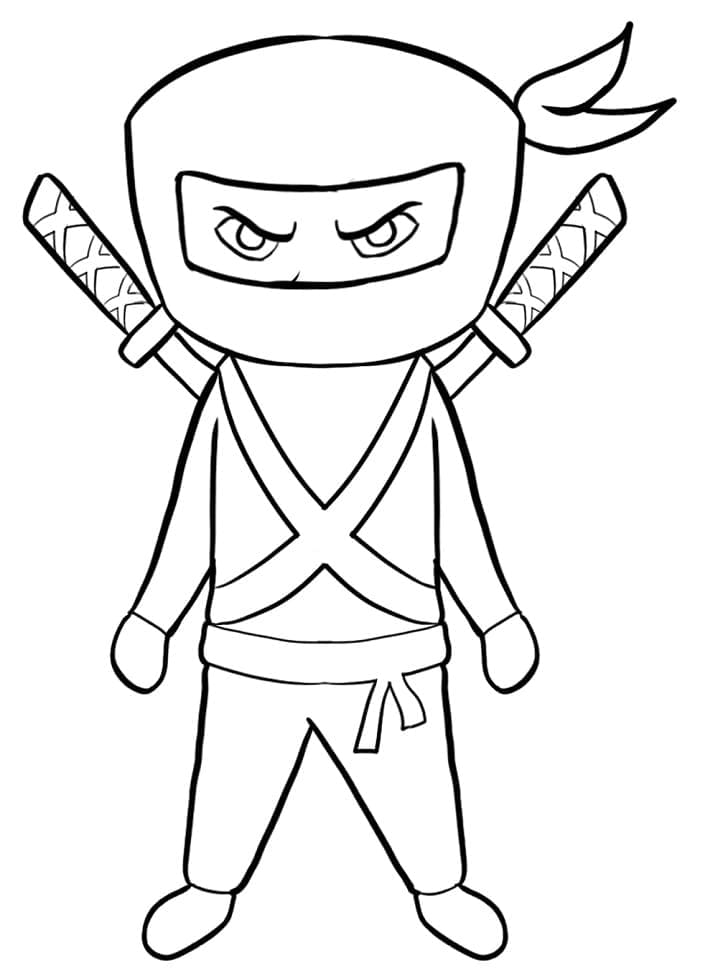 Desenho gratuito Ninja #187804 da colecao Personagens para imprimir