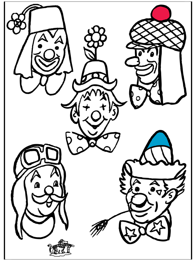 Página para colorir: Palhaço (Personagens) #91099 - Páginas para Colorir Imprimíveis Gratuitamente