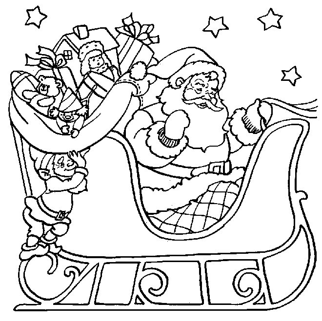 Página para colorir: Papai Noel (Personagens) #104653 - Páginas para Colorir Imprimíveis Gratuitamente