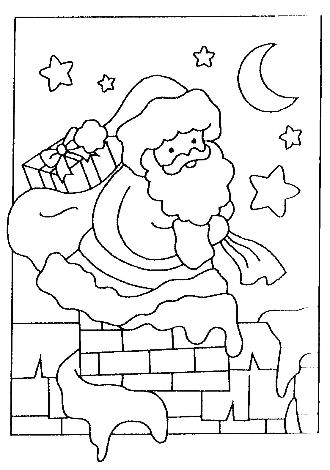 Página para colorir: Papai Noel (Personagens) #104654 - Páginas para Colorir Imprimíveis Gratuitamente