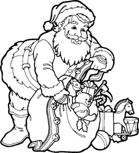 Página para colorir: Papai Noel (Personagens) #104706 - Páginas para Colorir Imprimíveis Gratuitamente