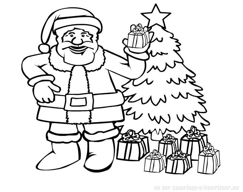 Página para colorir: Papai Noel (Personagens) #104746 - Páginas para Colorir Imprimíveis Gratuitamente