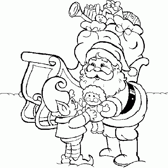 Página para colorir: Papai Noel (Personagens) #104758 - Páginas para Colorir Imprimíveis Gratuitamente