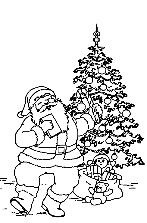 Página para colorir: Papai Noel (Personagens) #104784 - Páginas para Colorir Imprimíveis Gratuitamente