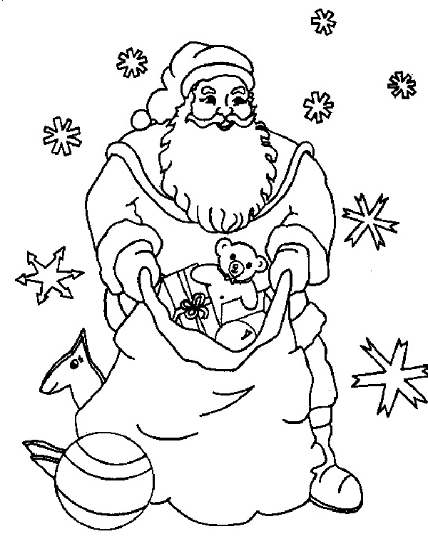 Página para colorir: Papai Noel (Personagens) #104802 - Páginas para Colorir Imprimíveis Gratuitamente