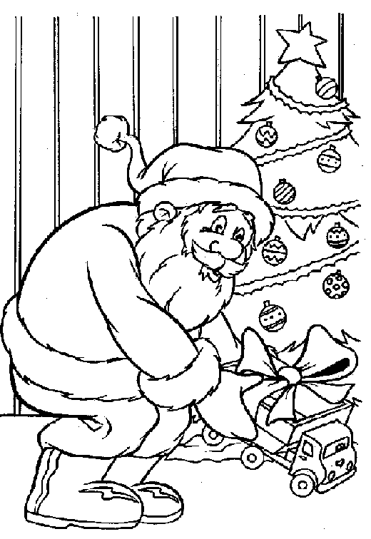 Página para colorir: Papai Noel (Personagens) #104807 - Páginas para Colorir Imprimíveis Gratuitamente