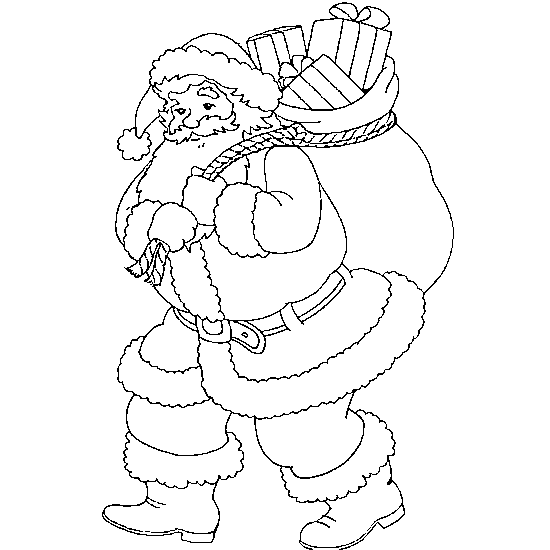 Página para colorir: Papai Noel (Personagens) #104822 - Páginas para Colorir Imprimíveis Gratuitamente