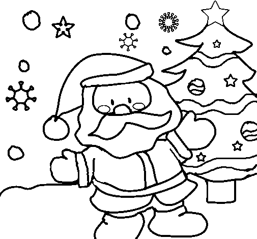 Página para colorir: Papai Noel (Personagens) #104854 - Páginas para Colorir Imprimíveis Gratuitamente