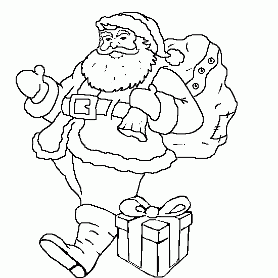 Página para colorir: Papai Noel (Personagens) #104872 - Páginas para Colorir Imprimíveis Gratuitamente