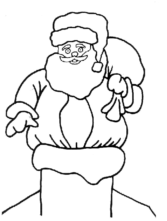 Página para colorir: Papai Noel (Personagens) #104877 - Páginas para Colorir Imprimíveis Gratuitamente